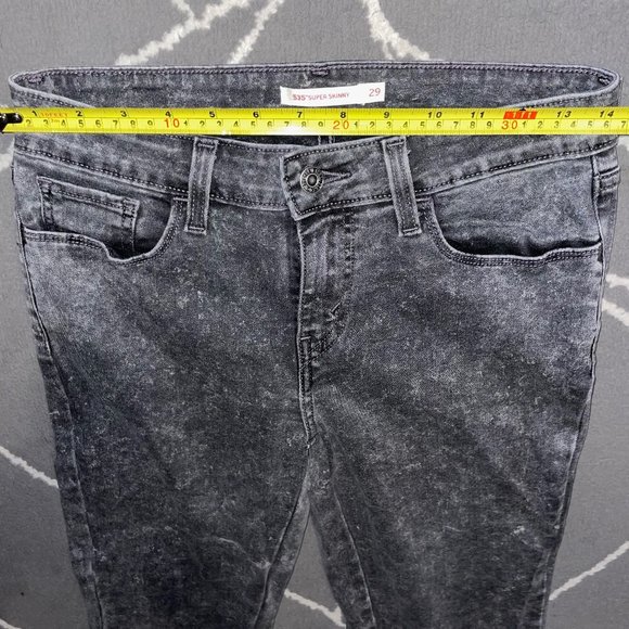 Levi's cropped ankle snap midrise jeans 29 - Picture 3 of 13